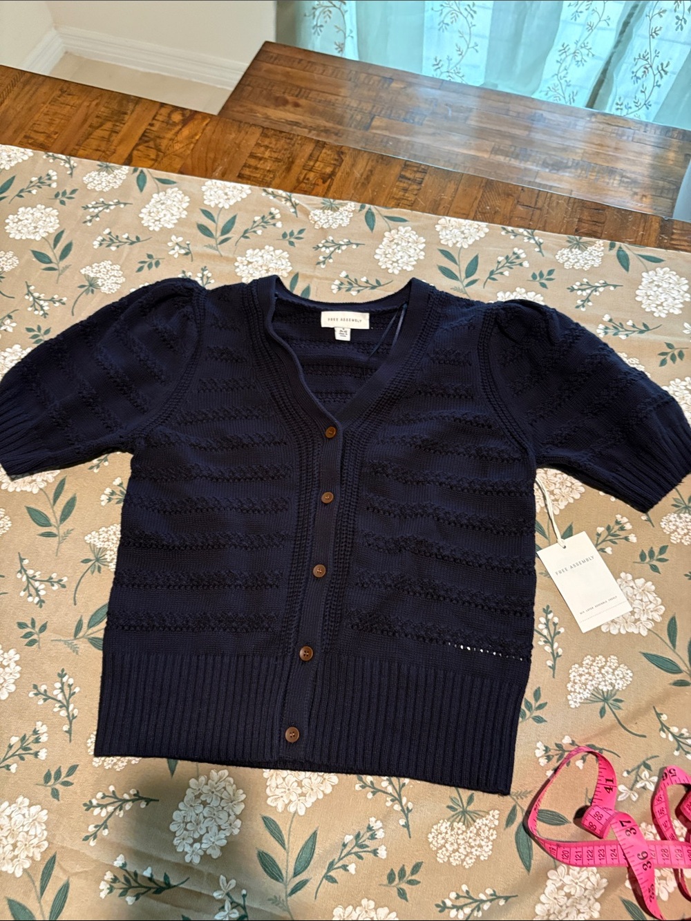NWT free assembly small knit cardigan sweater - Picture 2 of 7
